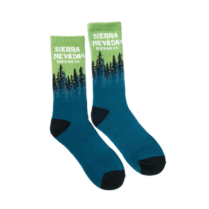 Thumbnail of Sierra Nevada Treeline Socks showing tree design