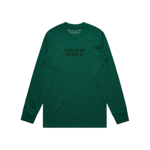 Thumbnail of Green long-sleeve shirt with Sierra Nevada Brewing Co. logo on a white background