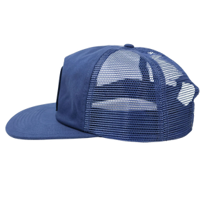 Thumbnail of Blue mesh cap on a white background