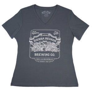 Thumbnail of Gray t-shirt with Sierra Nevada Brewing Co. logo on a white background