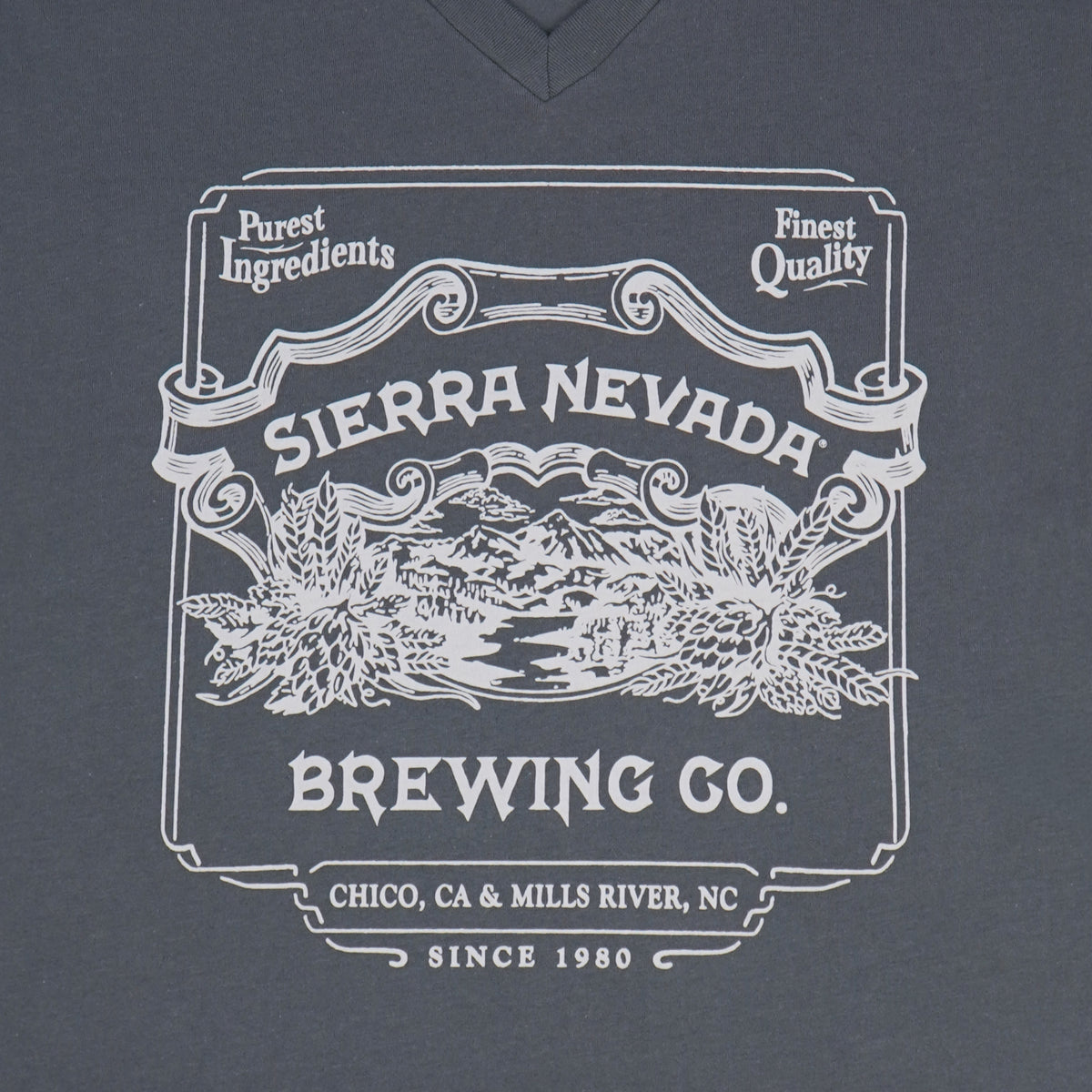 Sierra Nevada Brewing Co. logo on a dark gray background