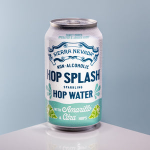 Thumbnail of Can of Sierra Nevada Hop Splash Sparkling Hop Water on a light gray background