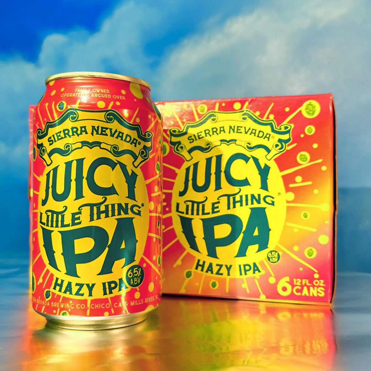 Juicy Little Thing can and 6-pack