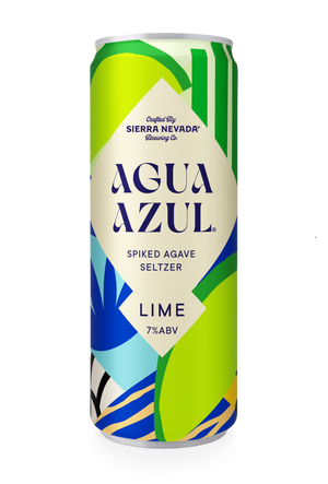 Thumbnail of Agua Azul Spiked Agave Seltzer Lime can with colorful design on a white background