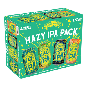 Thumbnail of Box of Sierra Nevada Hazy IPA Pack with multiple beer cans on a green background