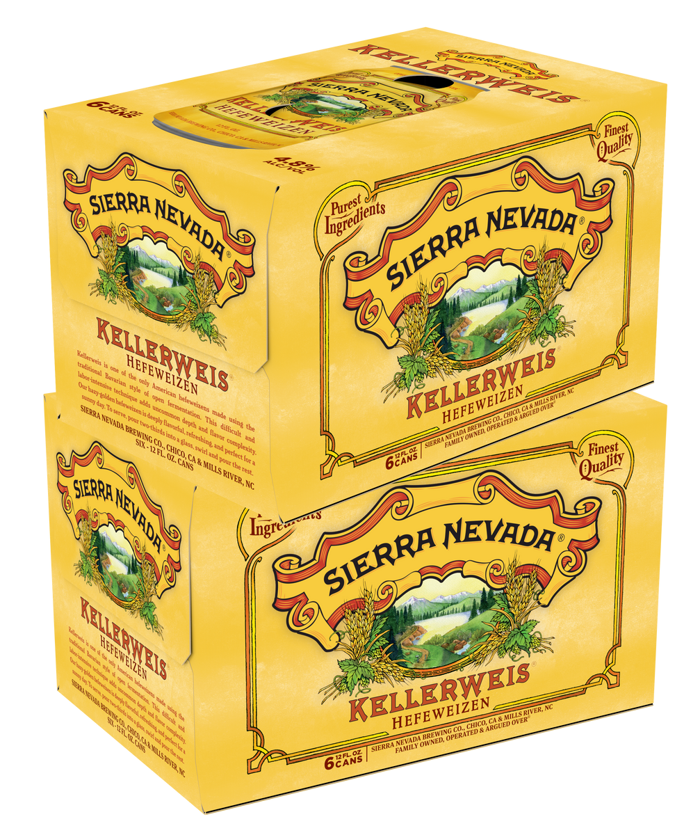 Two 6-packs of Sierra Nevada Kellerweis Hefeweizen