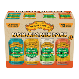 Thumbnail of Sierra Nevada Non-Alc Mix Pack with four different beer cans on a beige background