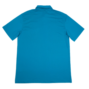 Thumbnail of Blue polo shirt on a white background