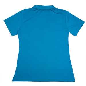 Thumbnail of Blue polo shirt on a white background