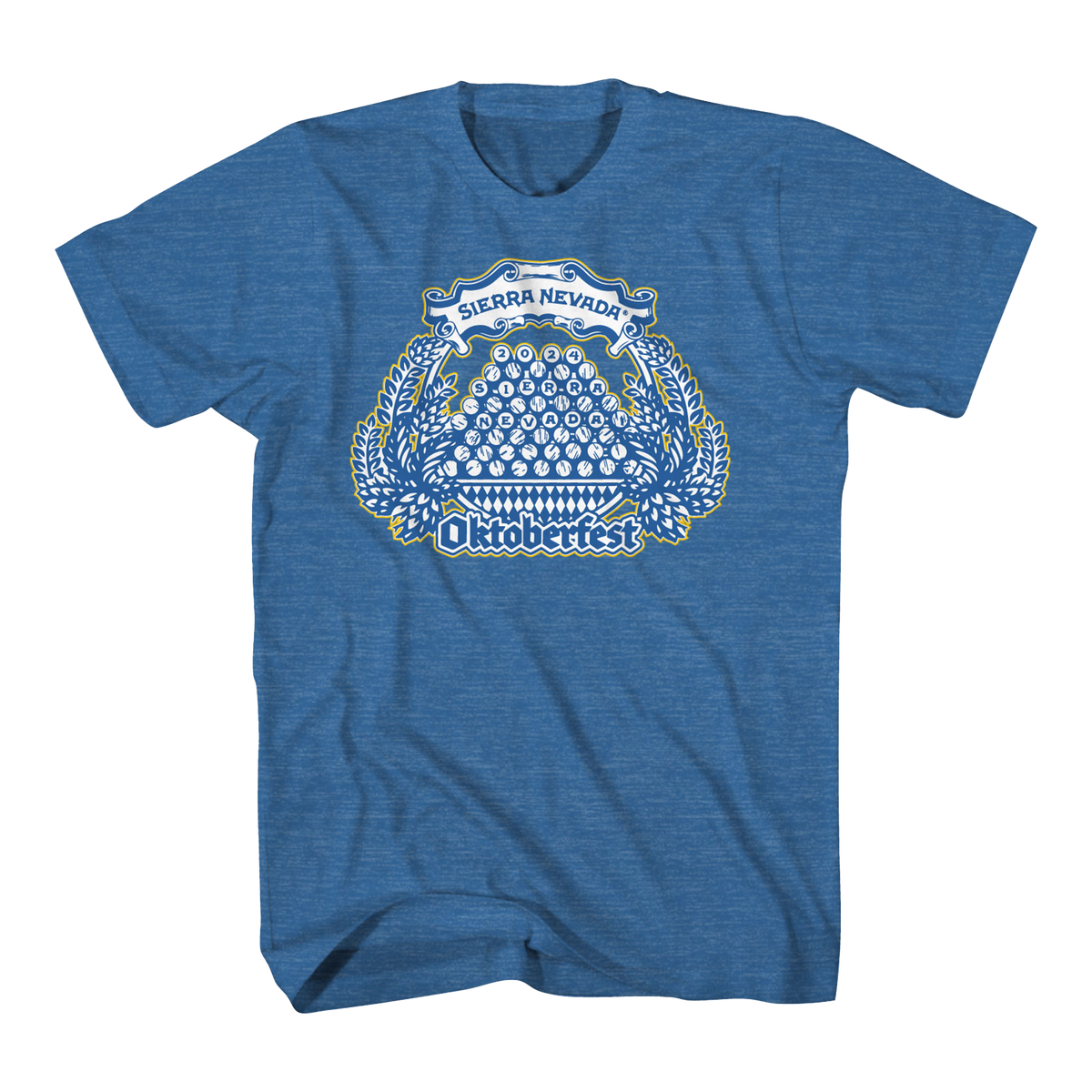 Sierra Nevada Brewing Co. Oktoberfest 2024 T-Shirt in Heather Blue