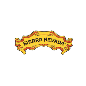 Thumbnail of A yellow decorative ribbon-style logo magnet with red scroll accents and the words 