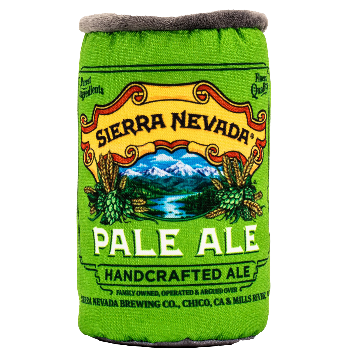 Sierra Nevada plush Pale Ale dog toy