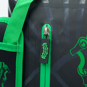 Thumbnail of Sierra Nevada Dry Bag - up close view of the rubberized zipper pull featuring the Sierra scroll logo