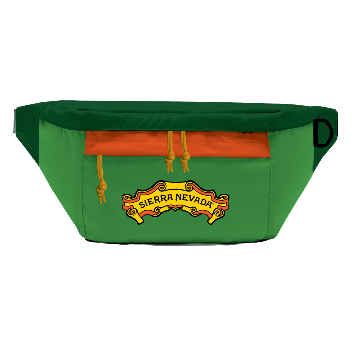 Sierra Nevada green fanny pack - front view