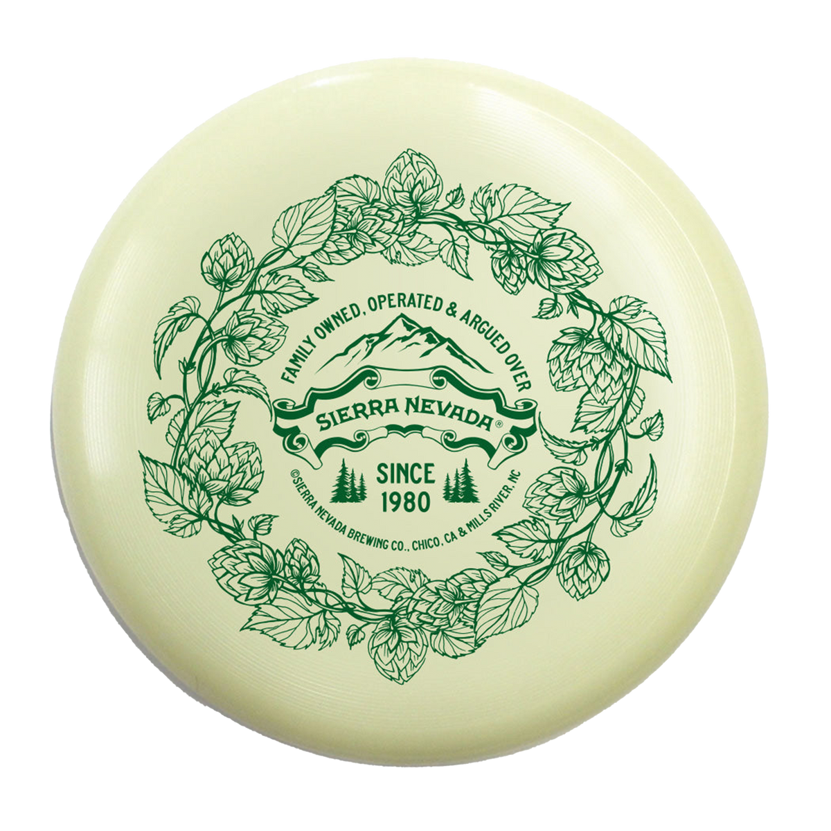 Sierra Nevada Pulsar Glow-In-The-Dark Frisbee