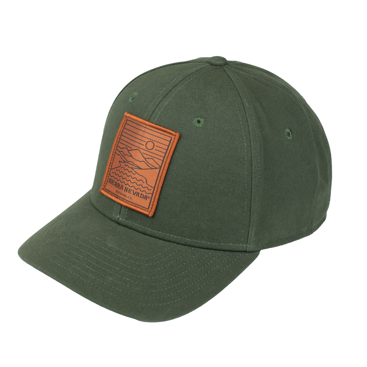 SNBC Line Art Cap in Olive