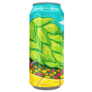 Thumbnail of Colorful Sierra Nevada Brewing Co. beer can with hop design on a white background