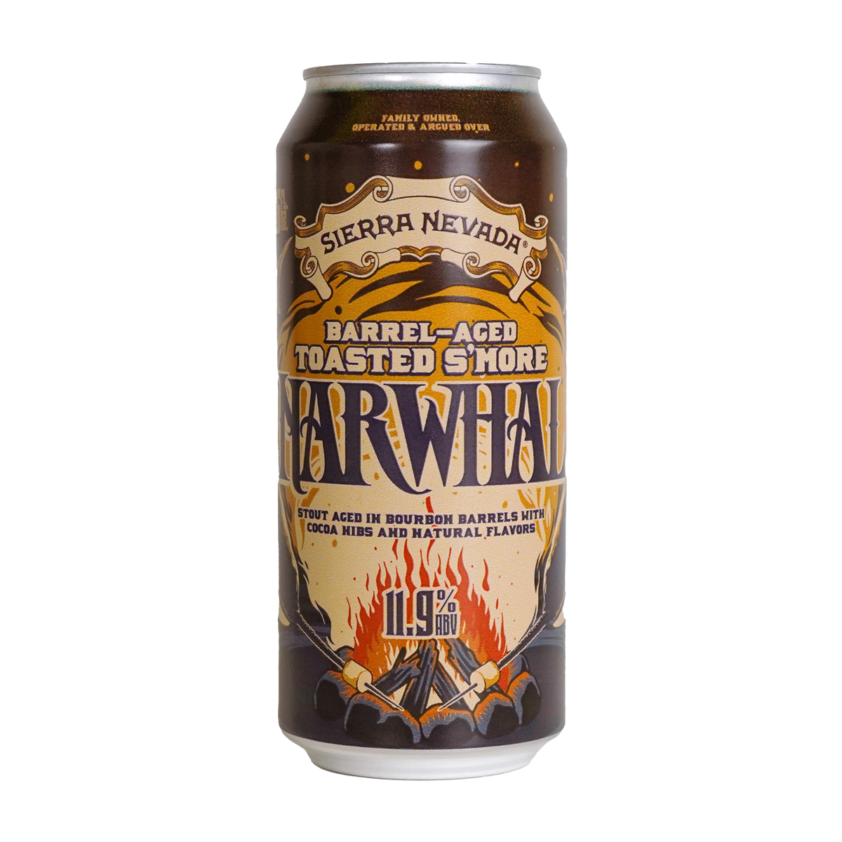 Sierra Nevada Brewing Co. Barrel Aged Toasted S'more Narwhal 16oz. Can