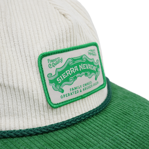Thumbnail of Green and white cap with Sierra Nevada logo on a white background