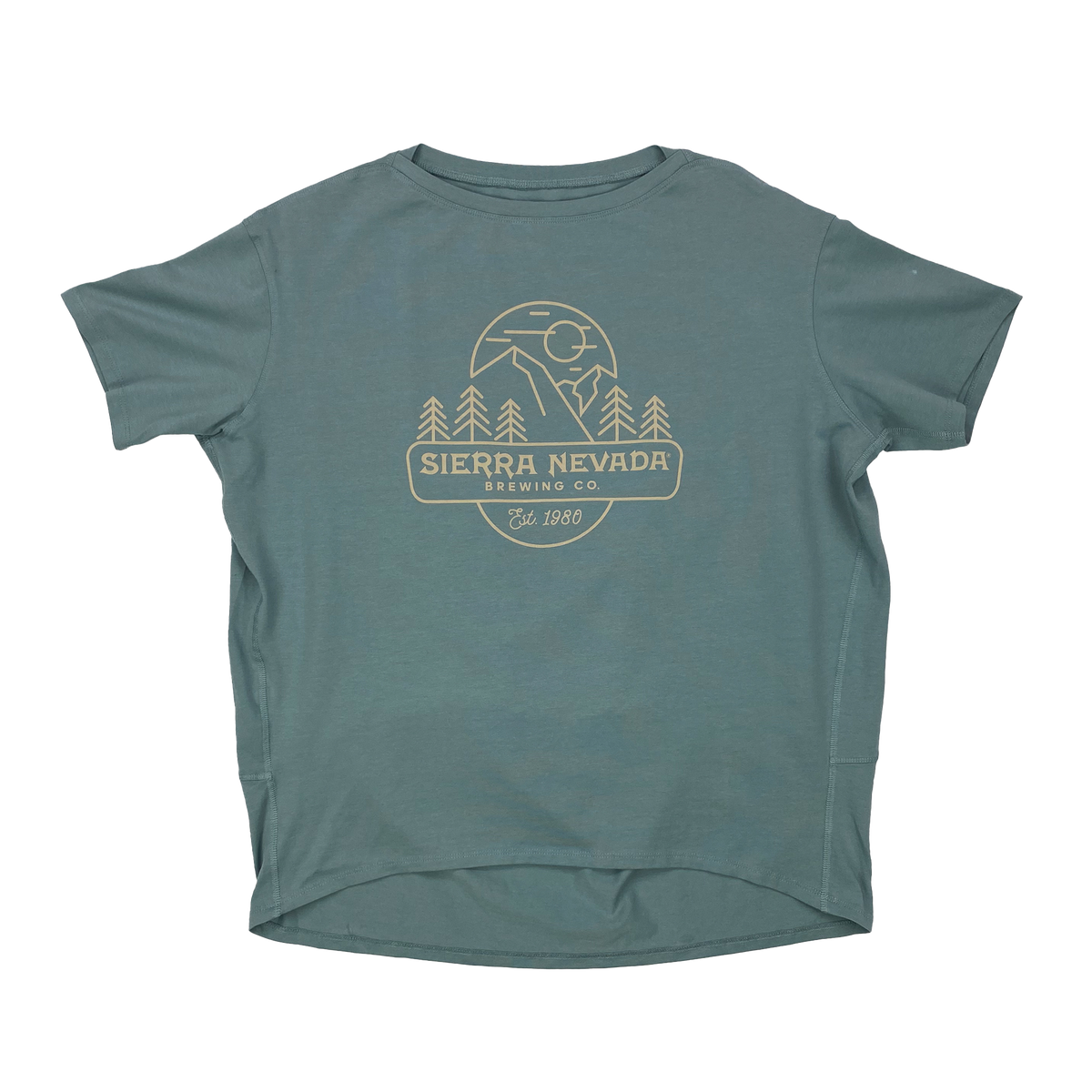 Sierra Nevada Women's Oval Mountain Scene T-Shirt