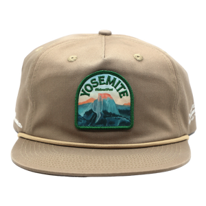 Thumbnail of Beige cap with Yosemite National Park patch on a white background