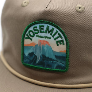 Thumbnail of Beige cap with Yosemite National Park patch on a white background
