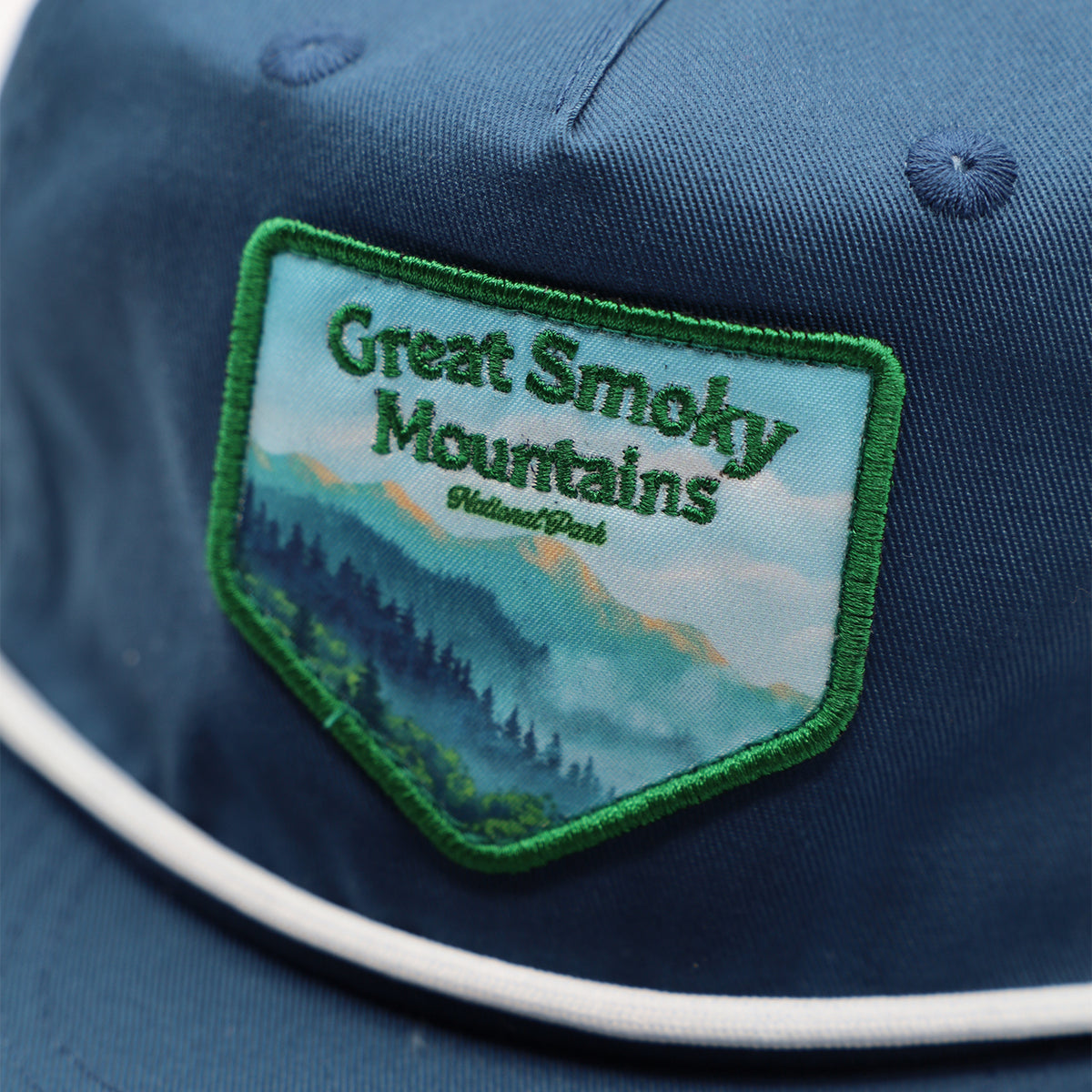 Navy blue cap with a 'Great Smoky Mountains National Park' patch