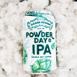 Thumbnail of Sierra Nevada Powder Day IPA can resting on fresh snowfall