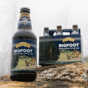 Thumbnail of A bottle of Bigfoot sitting next to a 6-pack