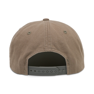 Thumbnail of Brown cap with a gray brim on a white background