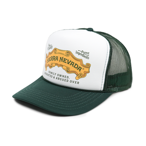 Thumbnail of Green and white cap with Sierra Nevada logo on a white background