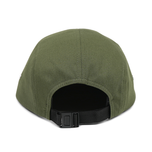 Thumbnail of Green cap with a black strap on a white background