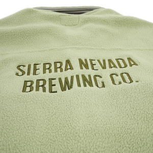 Thumbnail of Green fleece jacket with 'Sierra Nevada Brewing Co.' branding on a white background