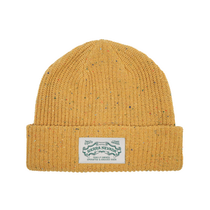 Thumbnail of Yellow knit beanie with a Sierra Nevada label on a white background