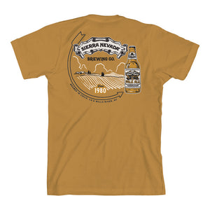 Thumbnail of Sierra Nevada Brewing Co. Harvest T-Shirt - back view with harvest graphic and pale ale bottle