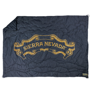 Thumbnail of Sierra Nevada packable blanket spread out to show scroll logo