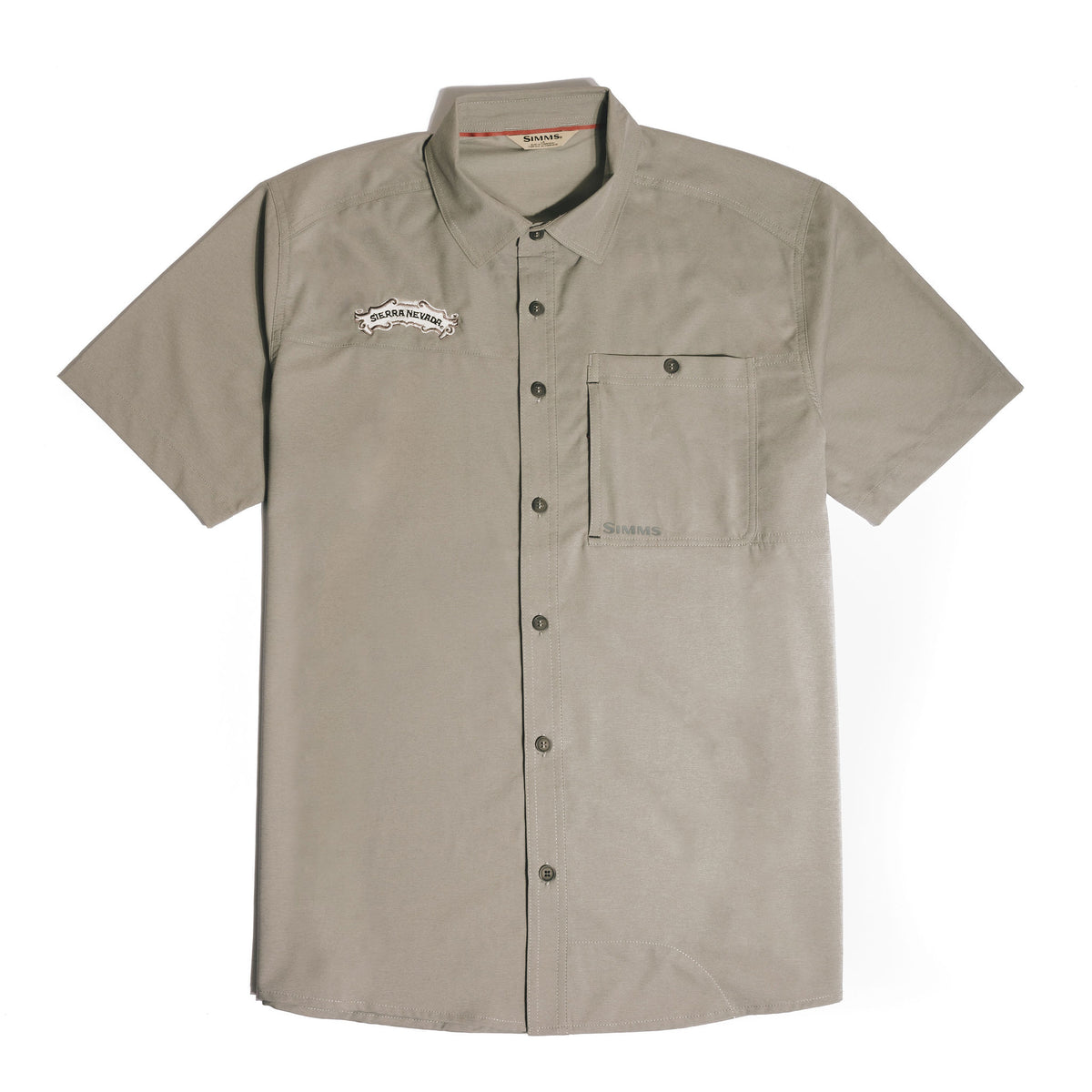 Sierra Nevada x Simms Challenger Short Sleeve Shirt - front view