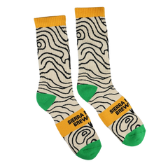 Trail Pass Topo Socks