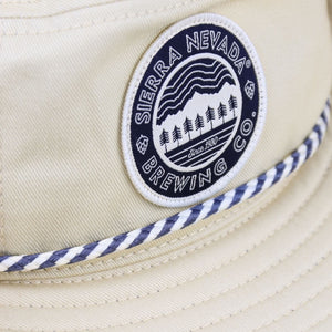 Thumbnail of Beige bucket hat with Sierra Nevada Brewing Co. logo on a white background