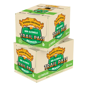 Thumbnail of Two boxes of Sierra Nevada Non-Alcoholic Trail Pass Brewveza on a white background