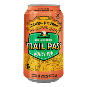 Thumbnail of Sierra Nevada Trail Pass Juicy IPA non-alcoholic beer can on a white background