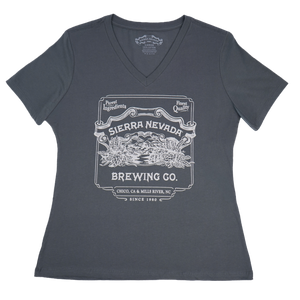 Thumbnail of Gray t-shirt with Sierra Nevada Brewing Co. logo on a white background