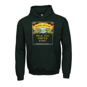 Thumbnail of Sierra Nevada Pale-Porter-Stout Hooded Sweatshirt Forest Green - Image of front