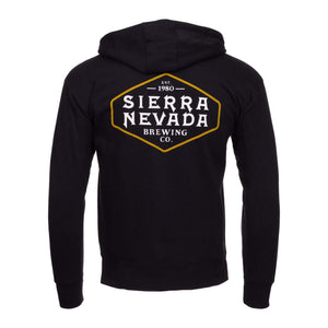 Thumbnail of Sierra Nevada Shield Zip Hoodie Black - Back view