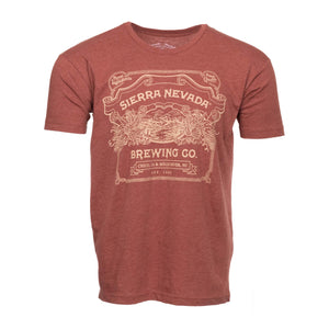 Thumbnail of Sierra Nevada Handcrafted T-Shirt Rust - Front view