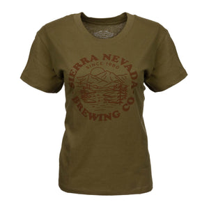 Thumbnail of Sierra Nevada Women's Mountain Circle T-Shirt Olive Branch - Front view
