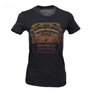 Thumbnail of Sierra Nevada Women's Handcrafted T-Shirt Black - Front view