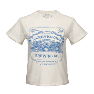 Thumbnail of Sierra Nevada Women's Handcrafted T-Shirt Vintage White - Front view