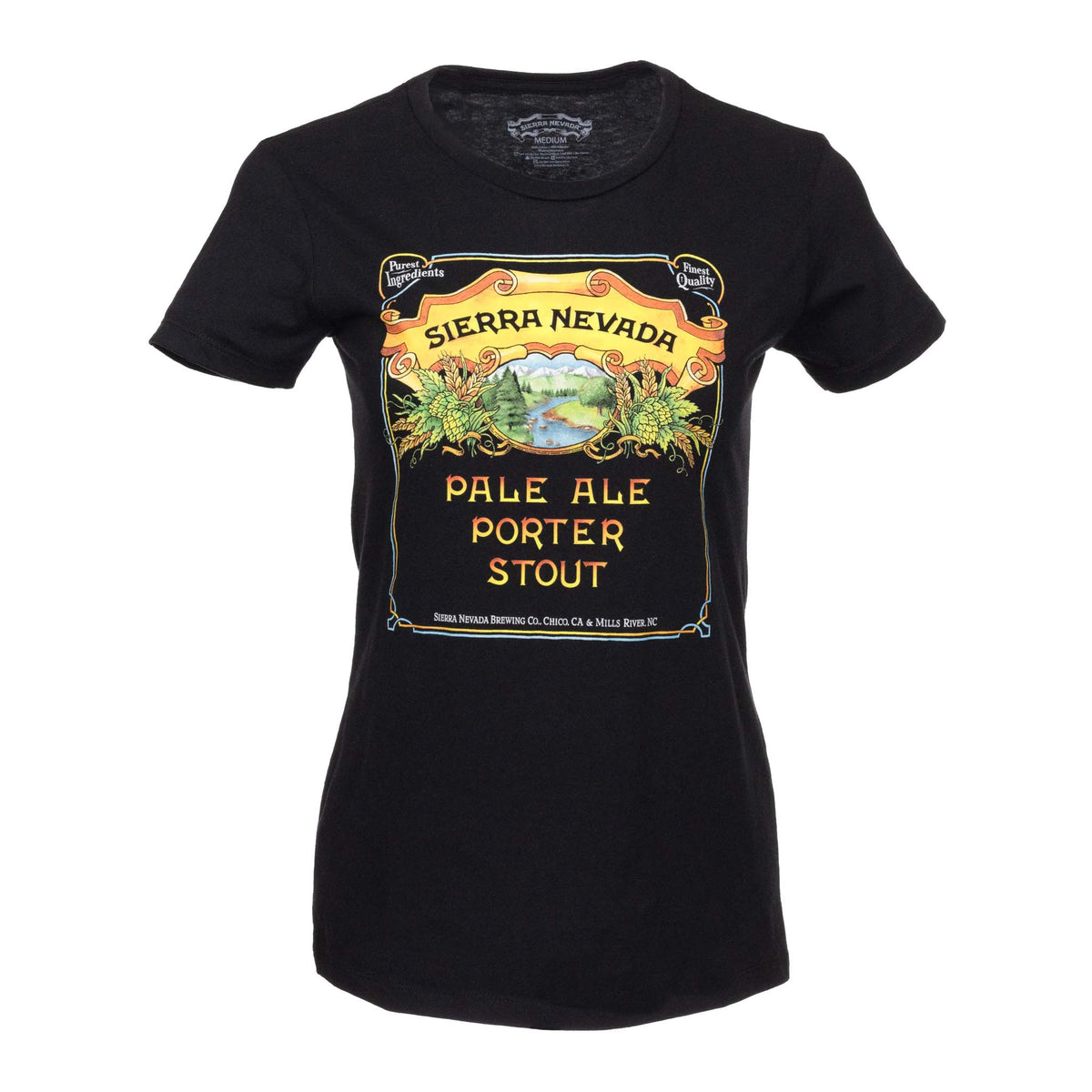 Sierra Nevada Women's Pale Ale Porter Stout T-Shirt - front view