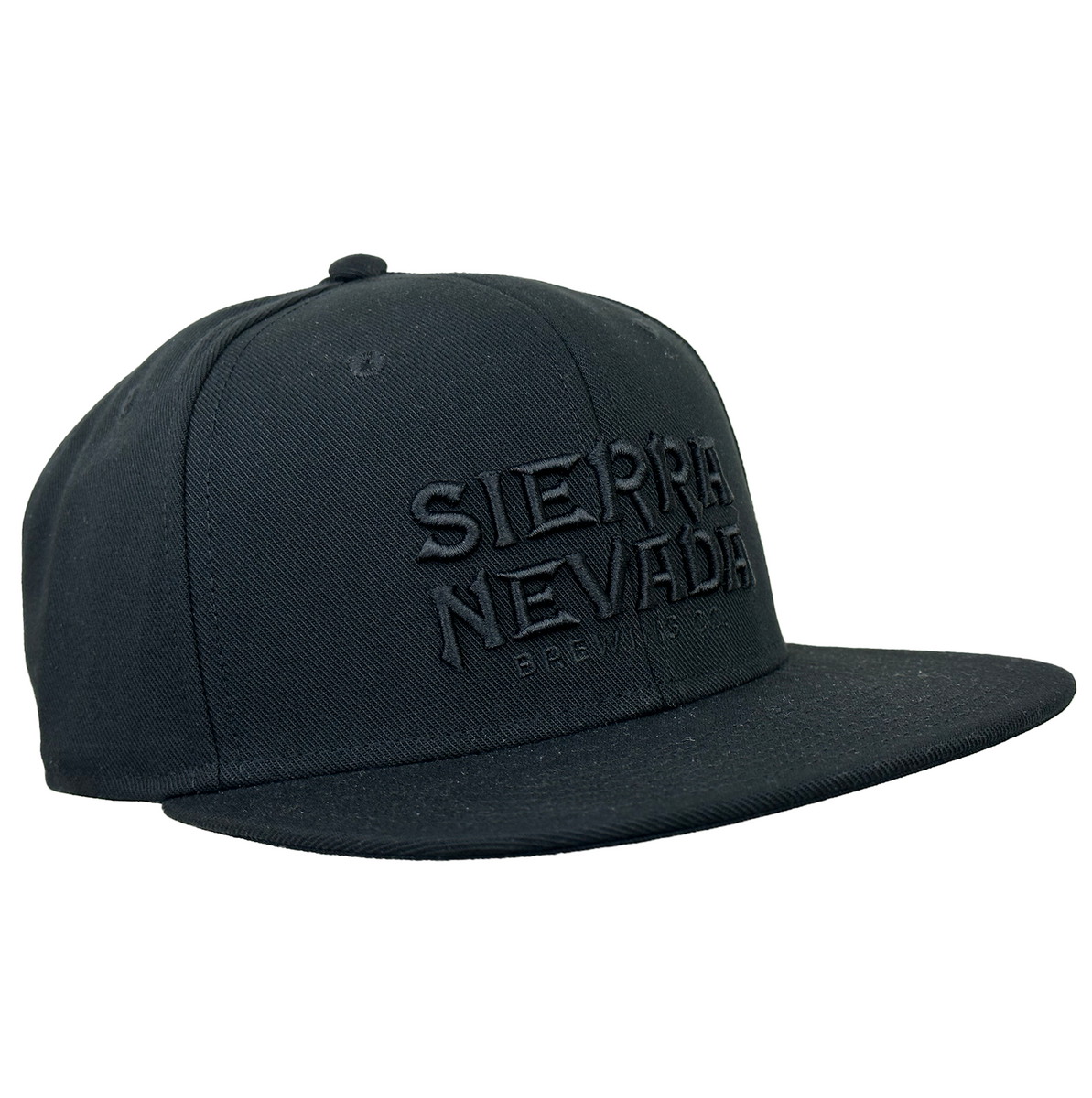 Sierra Nevada Stacked Text Hat Black